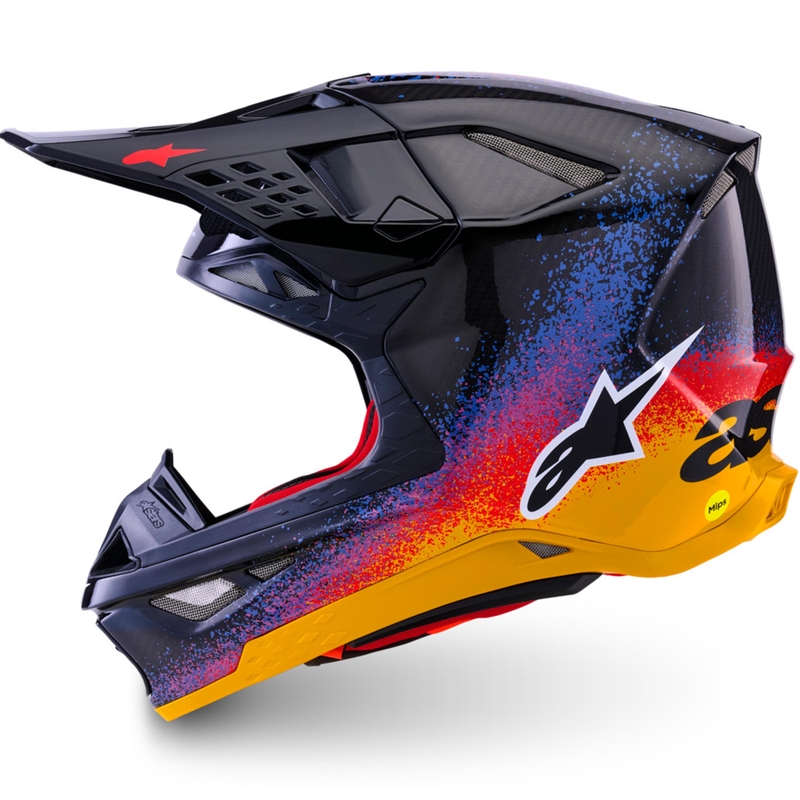 Motokrosová helma Alpinestars Supertech S-M10 limitovaná edice Black Hole černo-barevná