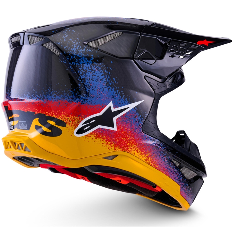 Motokrosová helma Alpinestars Supertech S-M10 limitovaná edice Black Hole černo-barevná