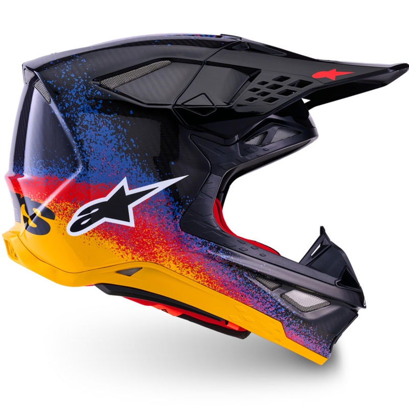 Motokrosová helma Alpinestars Supertech S-M10 limitovaná edice Black Hole černo-barevná