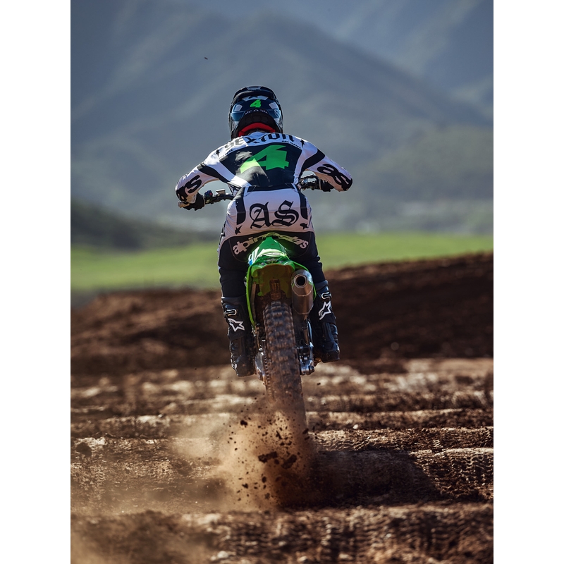 Motokrosový dres Alpinestars Techstar limitovaná edice Wolf Dust pískovo-černý