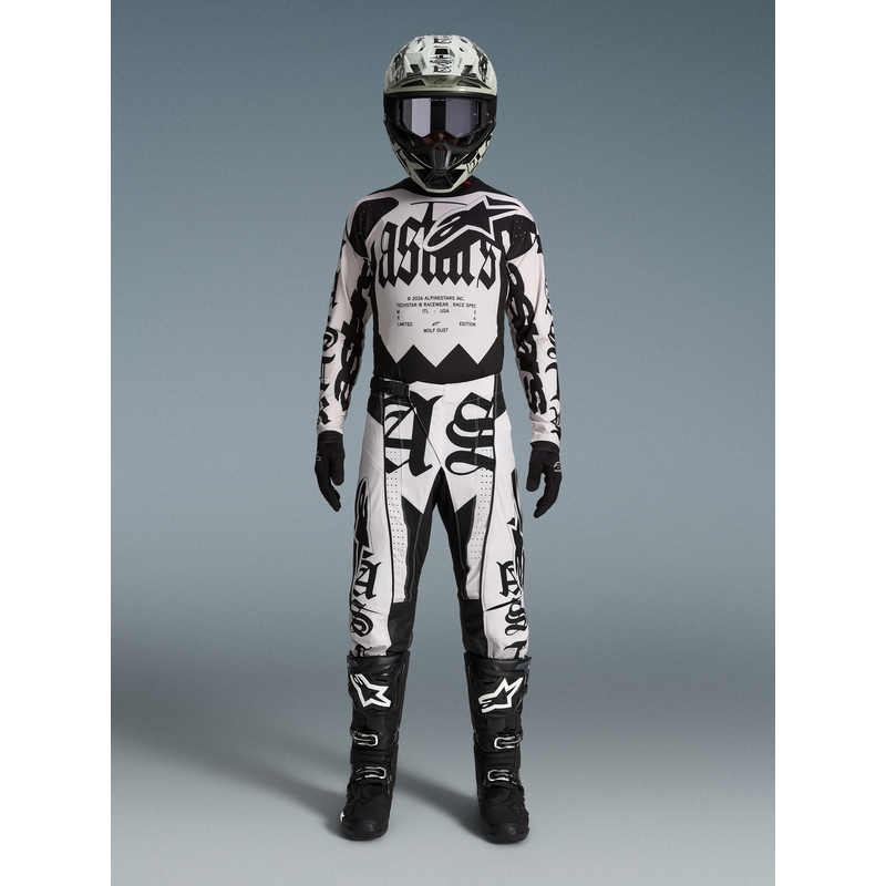 Motokrosový dres Alpinestars Techstar limitovaná edice Wolf Dust pískovo-černý