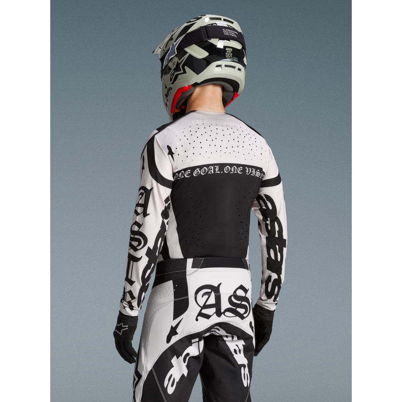 Motokrosový dres Alpinestars Techstar limitovaná edice Wolf Dust pískovo-černý