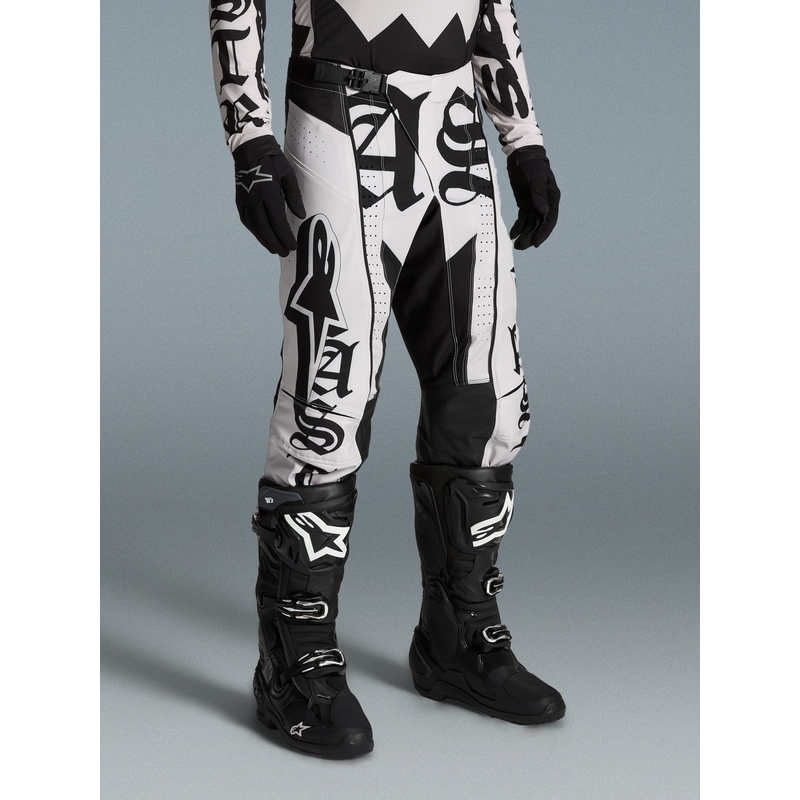 Motokrosové kalhoty Alpinestars Techstar limitovaná edice Wolf Dust pískovo-černé