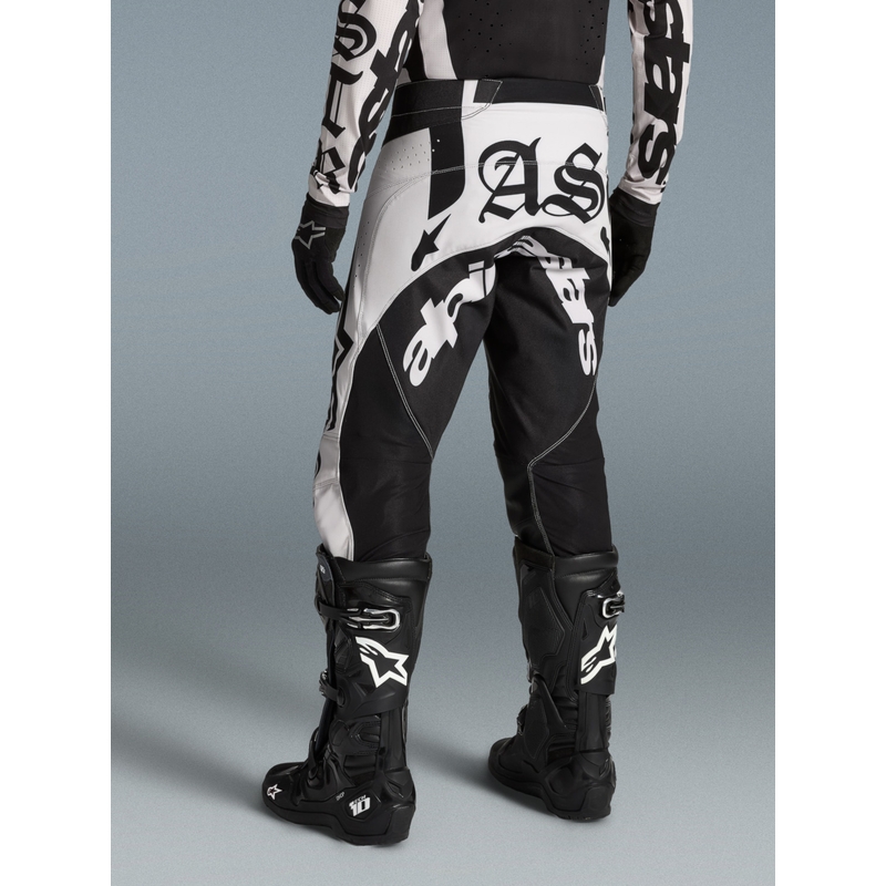 Motokrosové kalhoty Alpinestars Techstar limitovaná edice Wolf Dust pískovo-černé