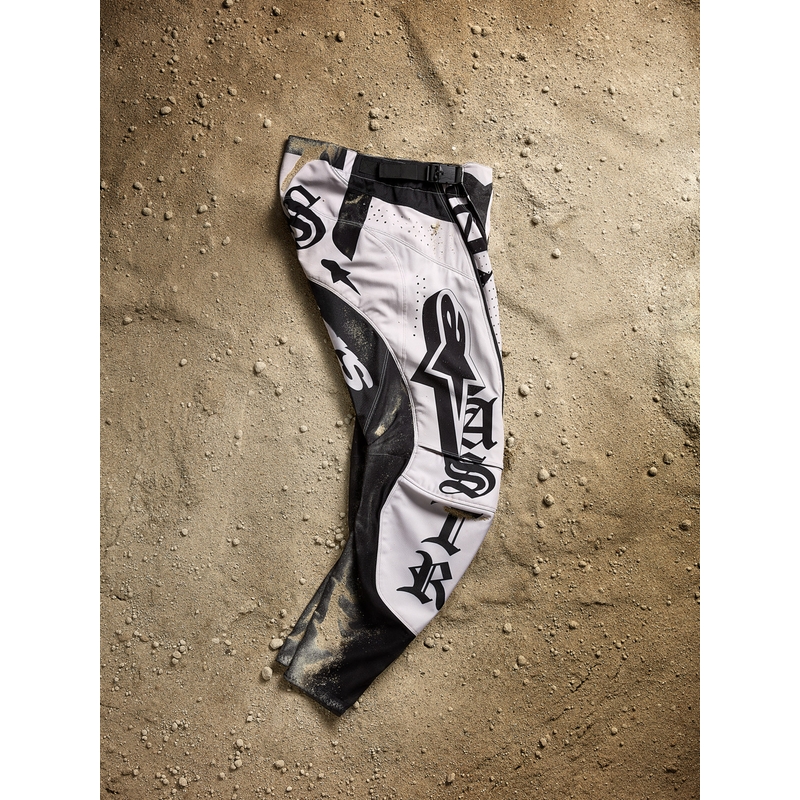 Motokrosové kalhoty Alpinestars Techstar limitovaná edice Wolf Dust pískovo-černé