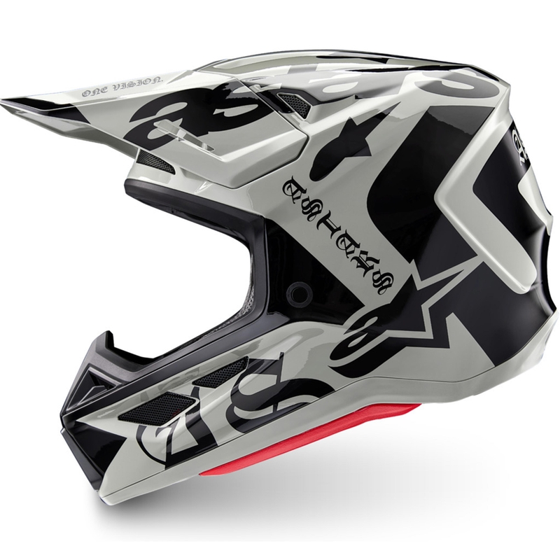 Motokrosová helma Alpinestars Supertech S-M7 limitovaná edice Wolf Dust pískovo-černá