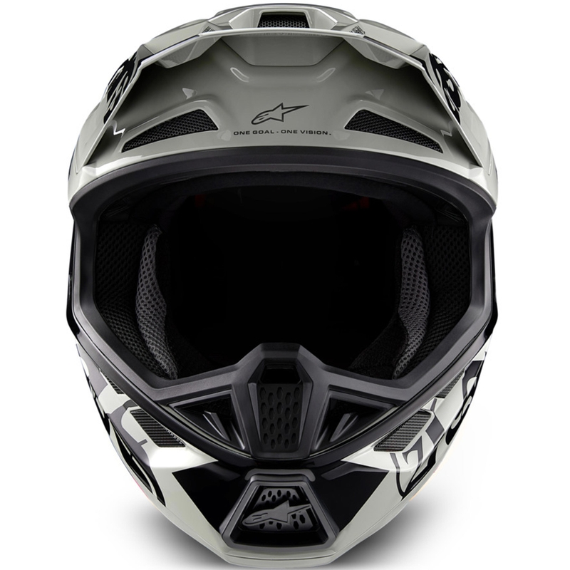 Motokrosová helma Alpinestars Supertech S-M7 limitovaná edice Wolf Dust pískovo-černá