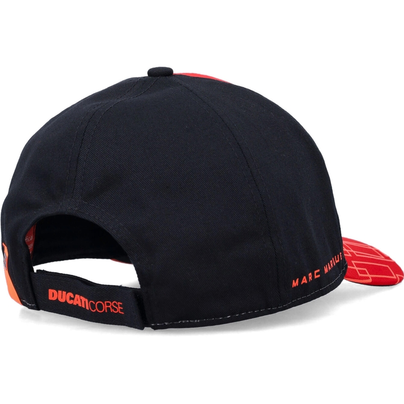 Kšiltovka Ducati Corse Marc Marquez 93 Box Logo černo-červená