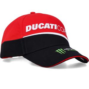 Kšiltovka Ducati Corse Monster Diagonal černo-červená