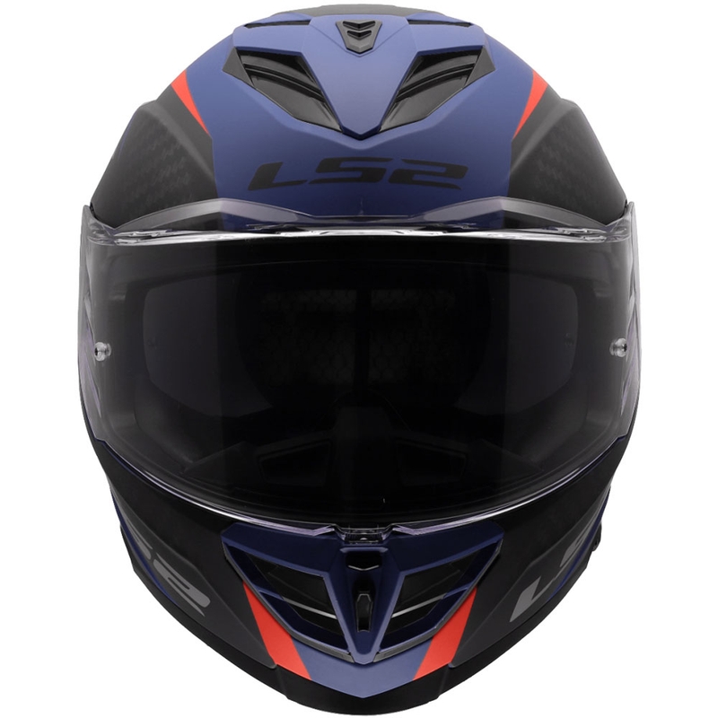 Integrální helma na motorku LS2 FF818 Storm III Dynamo modro-červená