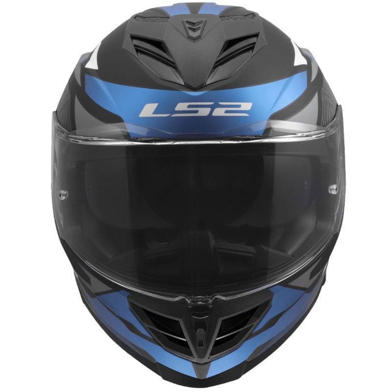 Integrální helma na motorku LS2 FF818 Storm III Komai černo-modrá
