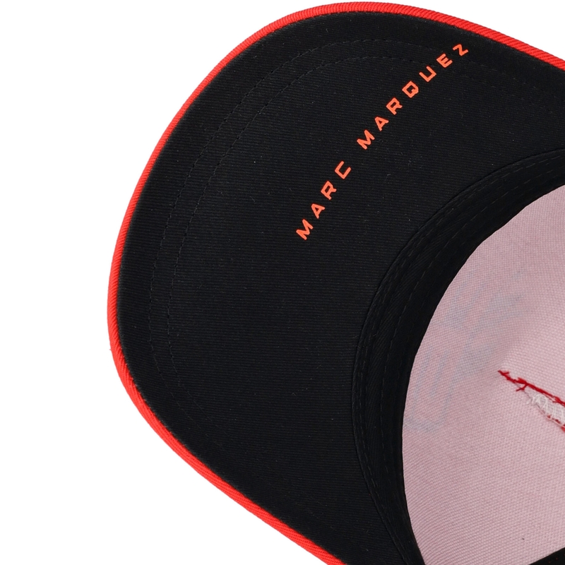 Kšiltovka Ducati Marc Marquez Baseball Cap 93 and Rectangle Ground černo-červená