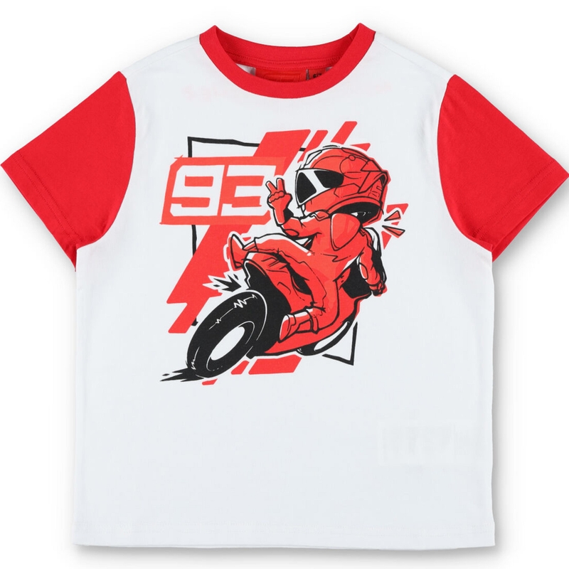 Dětské tričko Ducati Marc Marquez Graphic Bike bílé
