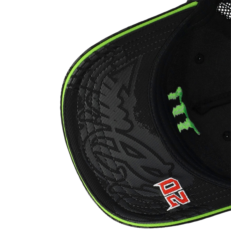 Kšiltovka Yamaha Monster Fabio Quartararo Sponsor černá