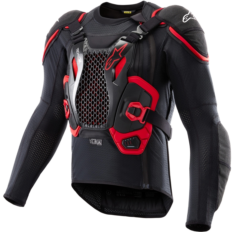 Airbagová vesta na motorku Alpinestars TECH-AIR®OFF-ROAD system černo-červená