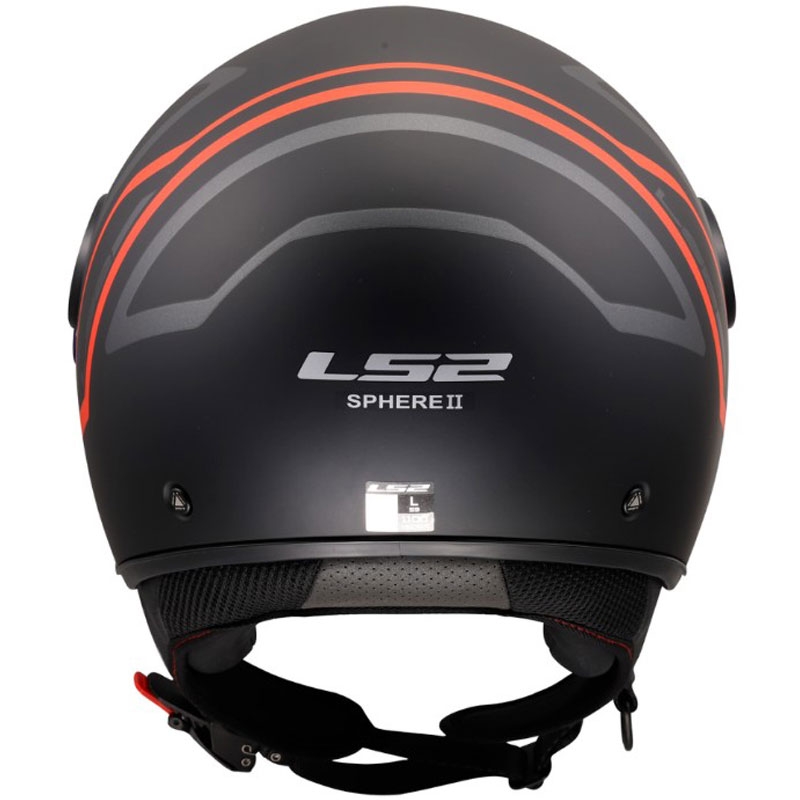 Otevřená přilba na motorku LS2 OF558 Sphere Lux II Minimum černo-červená