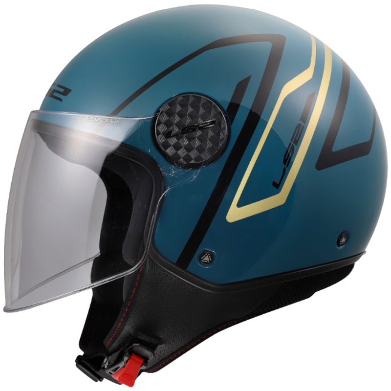 Otevřená přilba na motorku LS2 OF558 Sphere Lux II Minimum tmavo modrozelená