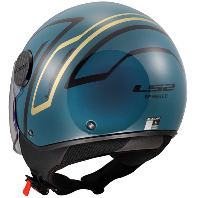 Otevřená přilba na motorku LS2 OF558 Sphere Lux II Minimum tmavo modrozelená