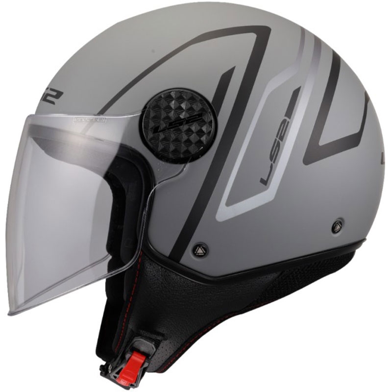 Otevřená přilba na motorku LS2 OF558 Sphere Lux II Minimum černo-šedá