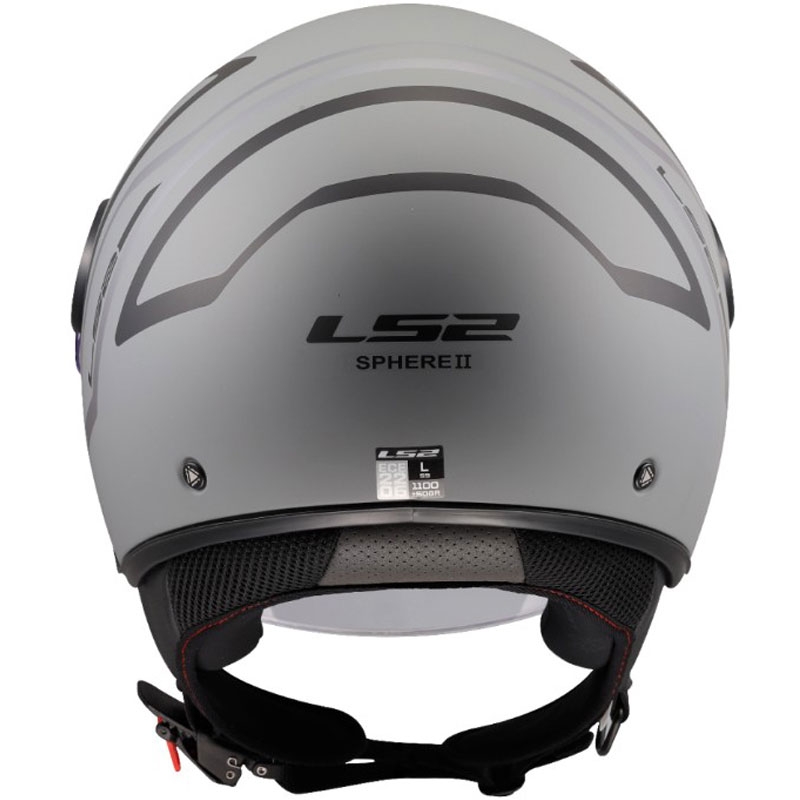 Otevřená přilba na motorku LS2 OF558 Sphere Lux II Minimum černo-šedá