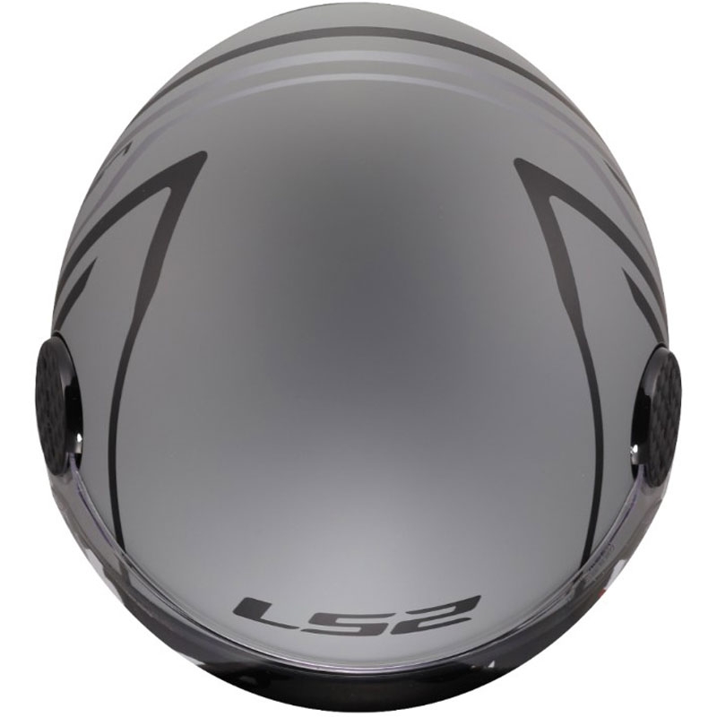 Otevřená přilba na motorku LS2 OF558 Sphere Lux II Minimum černo-šedá