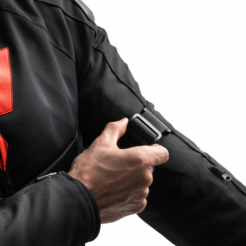 Bunda na motorku Rebelhorn Vandal 2 Air černo-červená