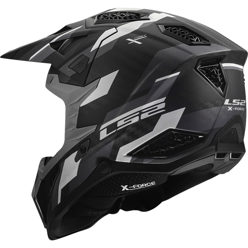 Motokrosová helma LS2 MX703 X-Force Phantom matná černo-šedá