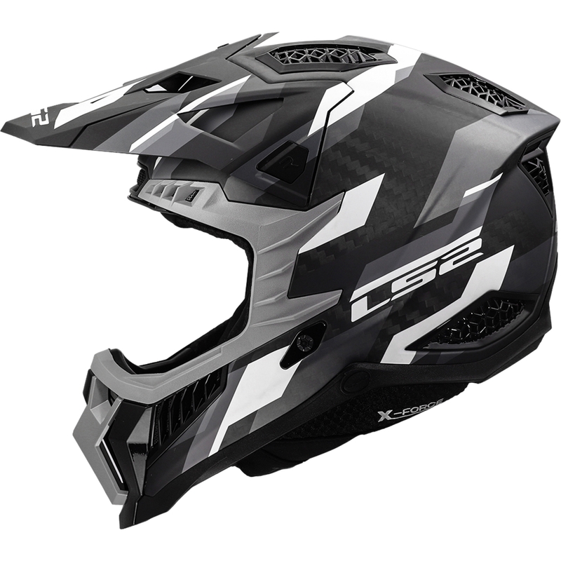Motokrosová helma LS2 MX703 X-Force Phantom matná černo-šedá