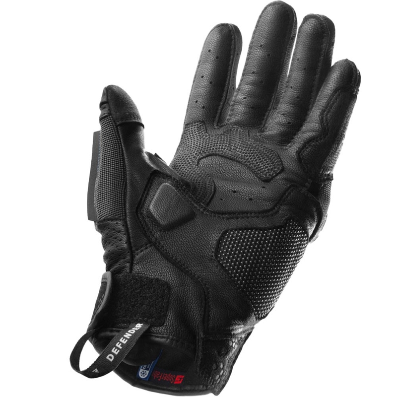 Rukavice na motorku Rebelhorn Defender černé
