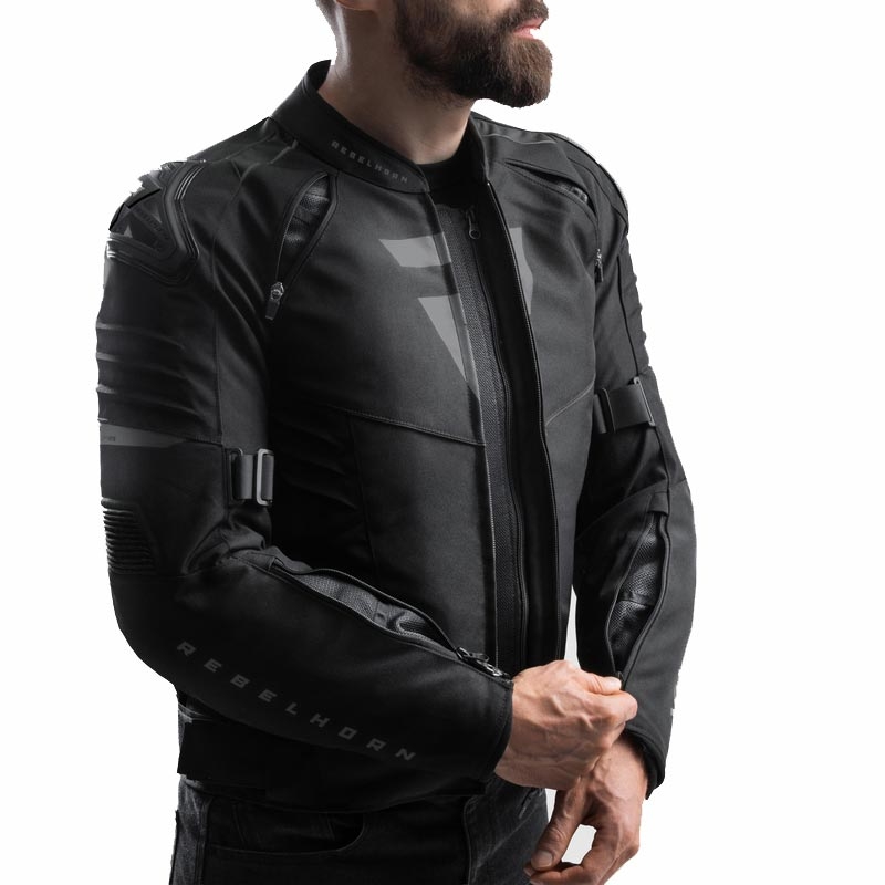 Bunda na motorku Rebelhorn Vandal 2 černá