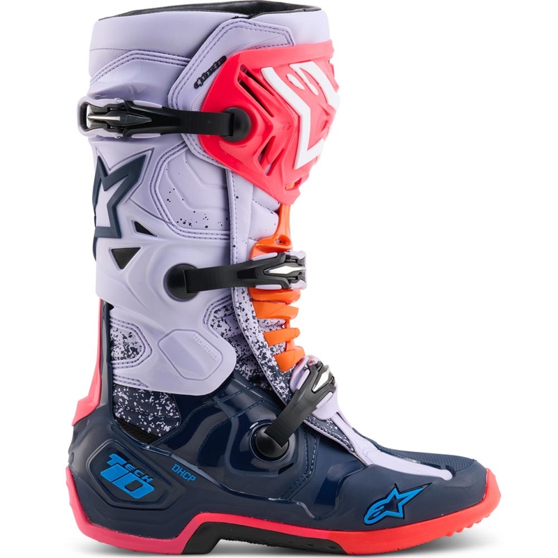 Motokrosové boty Alpinestars TECH 10 limitovaná edice Records černo-barevné