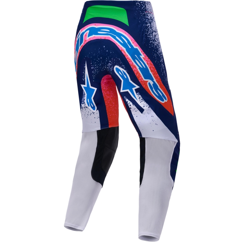 Motokrosové kalhoty Alpinestars Supertech limitovaná edice Records šedo-barevné