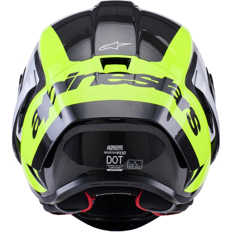Integrální helma na motorku Alpinestars Supertech R10 Arius černo-fluo žluto-bílá