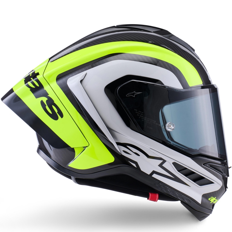 Integrální helma na motorku Alpinestars Supertech R10 Arius černo-fluo žluto-bílá