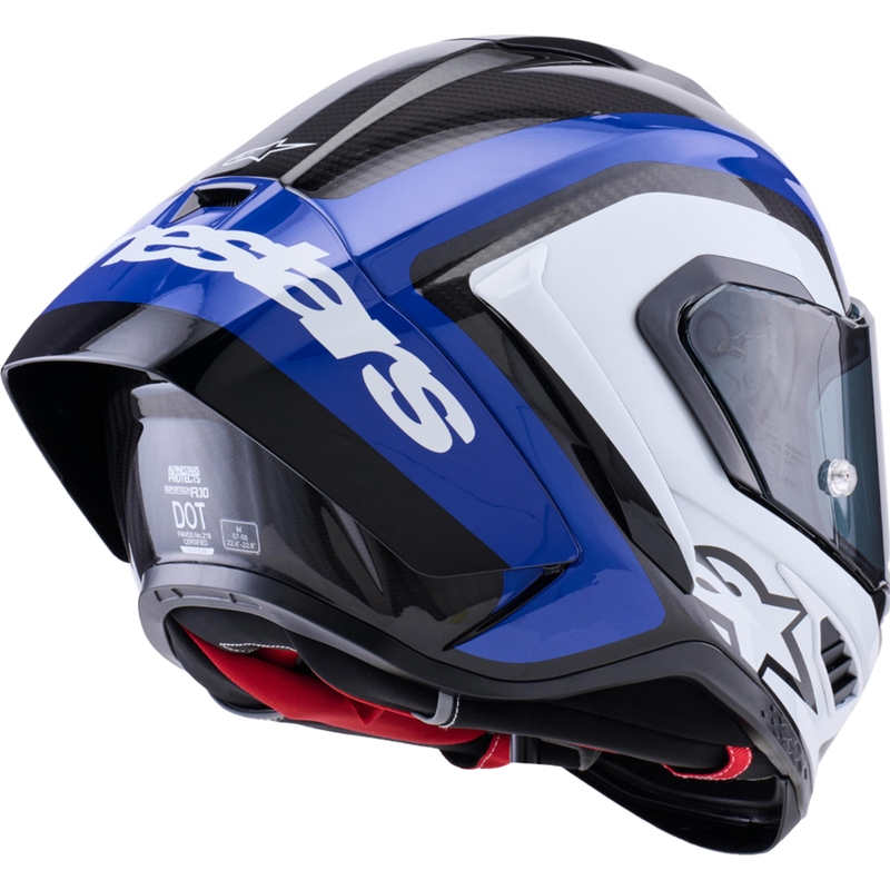 Integrální helma na motorku Alpinestars Supertech R10 Arius černo-modro-bílá