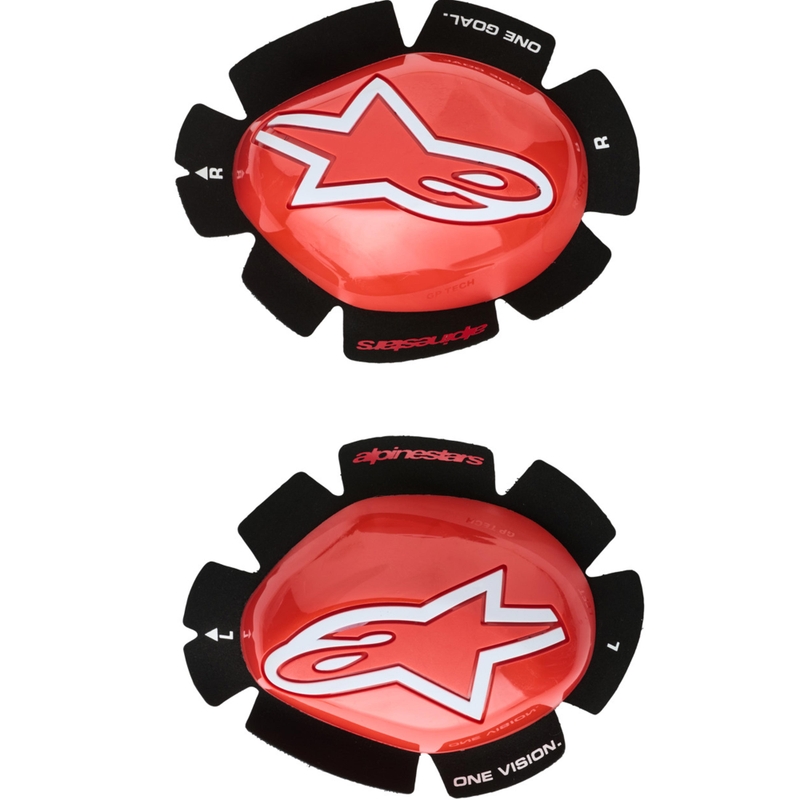 Kolenní slidery Alpinestars GP Tech červeno-bílé