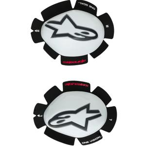 Kolenní slidery Alpinestars GP Tech bílo-černé