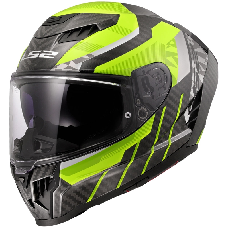 Integrální helma na motorku LS2 FF807 Dragon Trax fluo žlutá