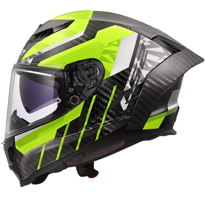 Integrální helma na motorku LS2 FF807 Dragon Trax fluo žlutá