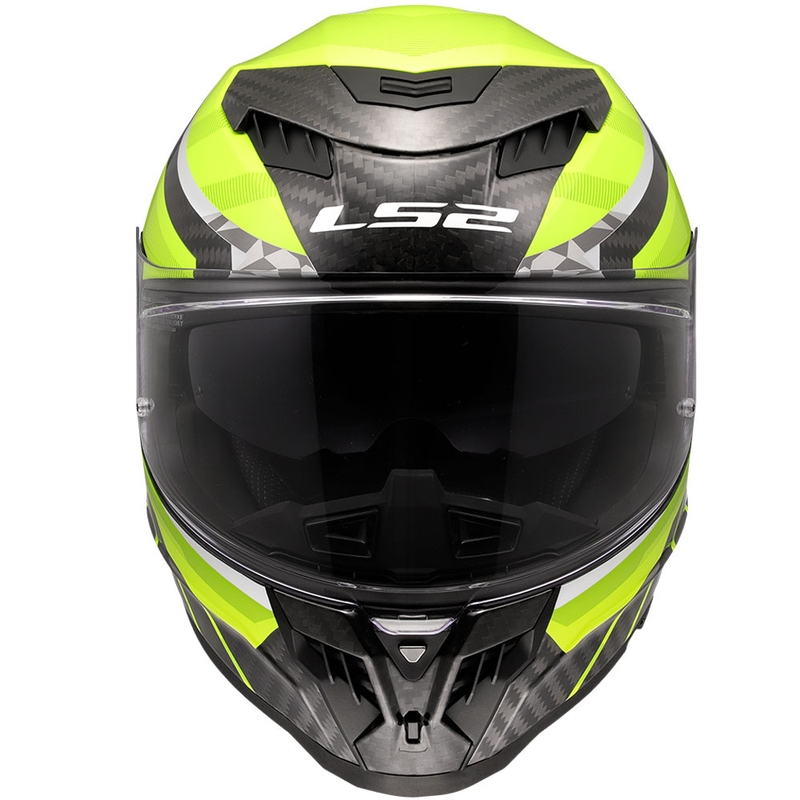Integrální helma na motorku LS2 FF807 Dragon Trax fluo žlutá