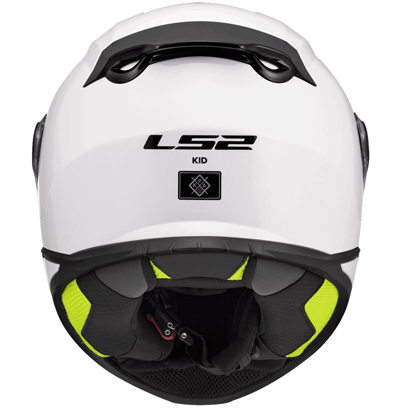 Dětská integrální helma na motorku LS2 FF812 Solid lesklá bílá