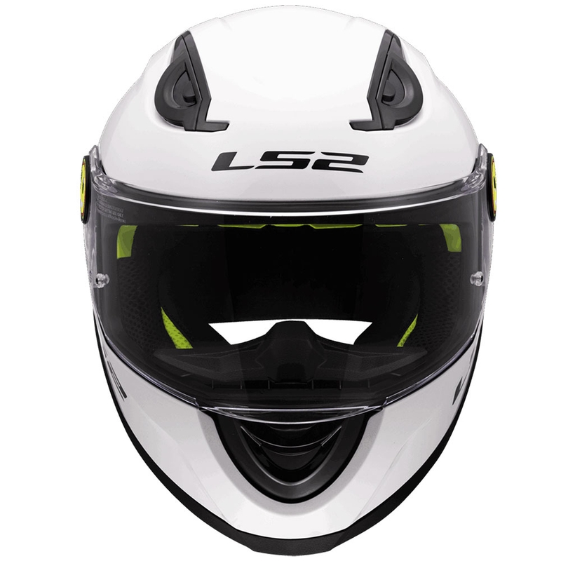 Dětská integrální helma na motorku LS2 FF812 Solid lesklá bílá