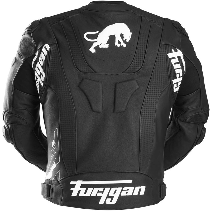 Kožená bunda na motorku Furygan Raptor Evo 3 černo-bílá