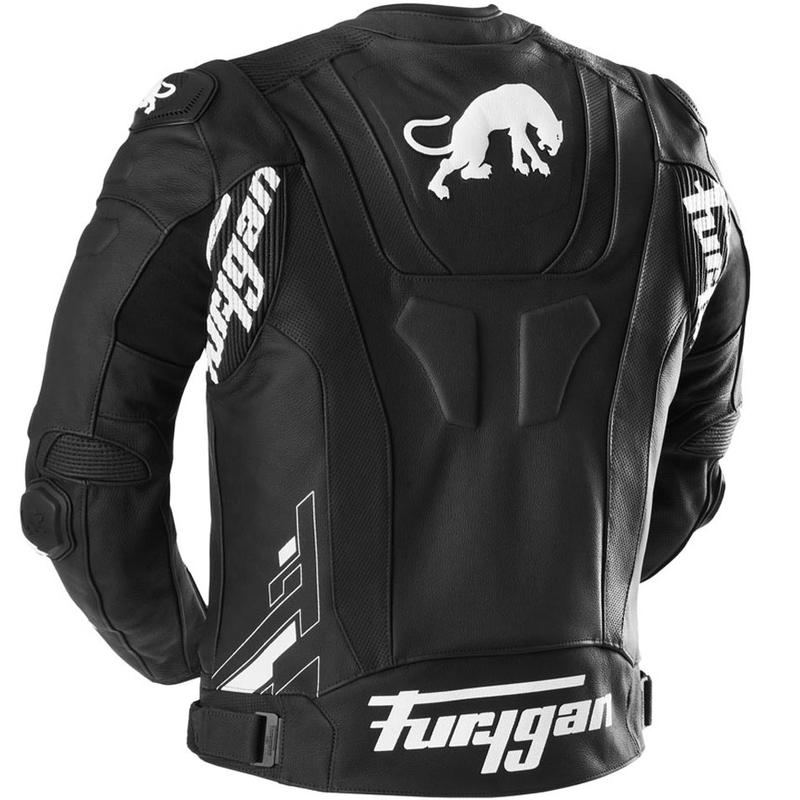 Kožená bunda na motorku Furygan Raptor Evo 3 černo-bílá
