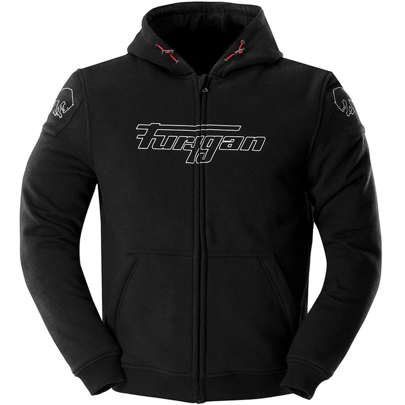 Mikina na motorku Furygan Livio X Kevlar® černo-bílá