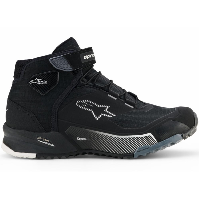 Dámské boty na motorku Alpinestars Stella CR-X Drystar černo-šedo-bílé