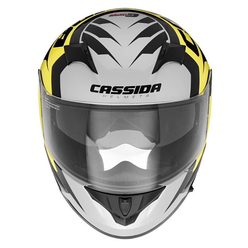 Integrální přilba Cassida Integral 2.0 Perimetric fluo žluto-černo-šedá