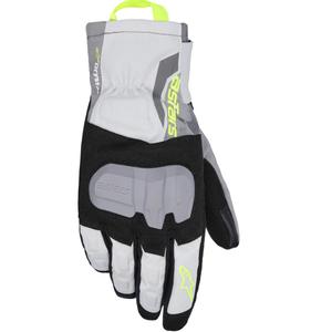 Rukavice na motorku Alpinestars XT-3 Drystar Insulated  černo-tmavě šedo-světle šedo-žluté