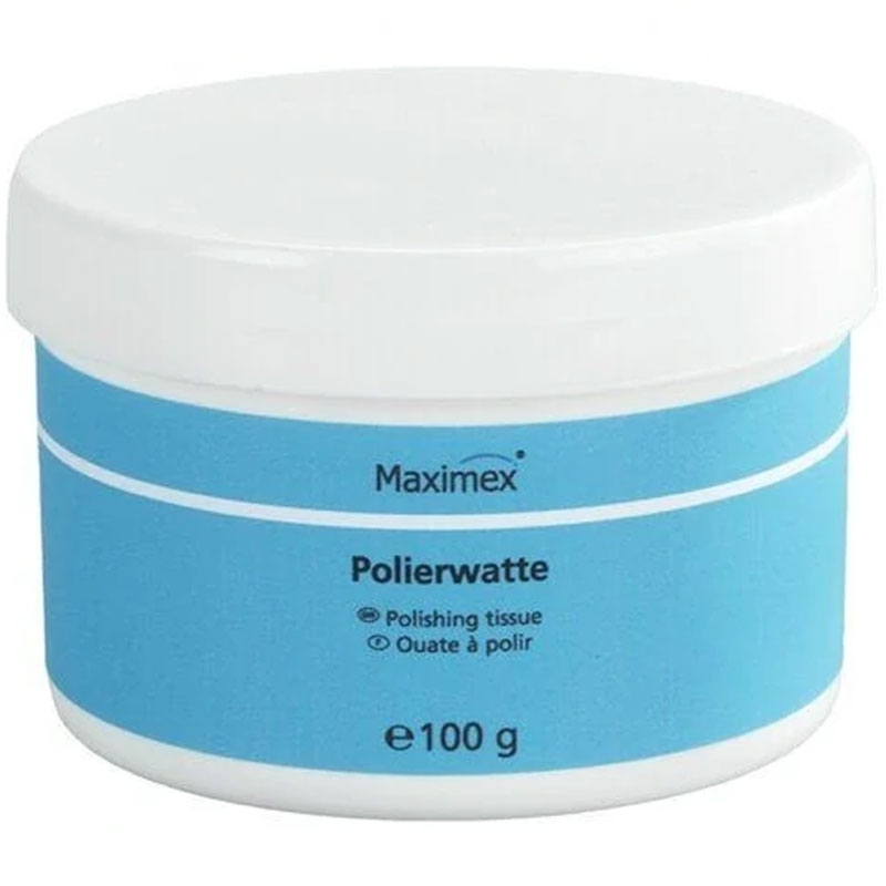 Čistící a leštící vata na chrom a kovy Maximex 100 g