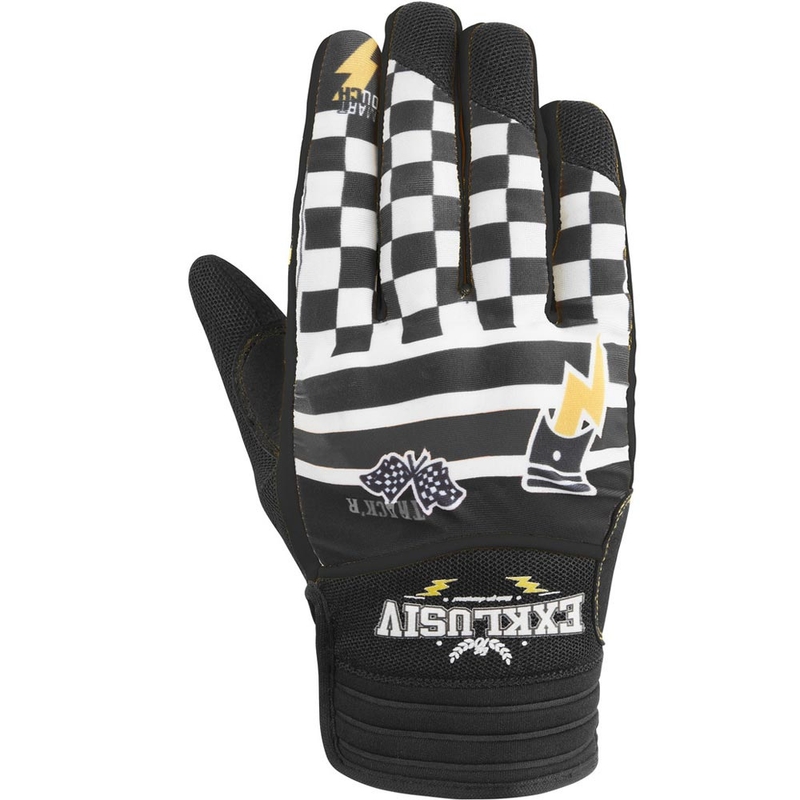 Rukavice na motorku NOX Exklusiv Airflow Tracker černo-bílé
